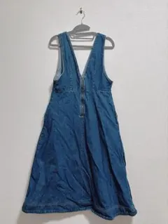 GU デニムジャンパースカート　綿100%