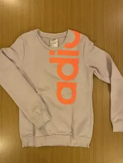 アディダス スウェット 140 ピンクオレンジ