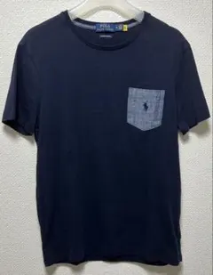 ポロラルフローレンTシャツ usM ネイビー
