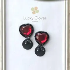 【Dress Line】 heart♡ゴシックなハート♡イヤリングorピアス