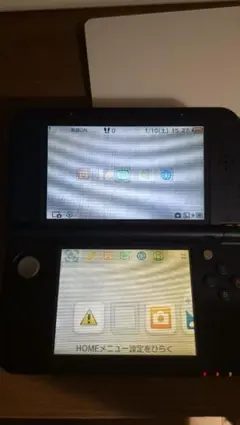 new3dsll メタリックブルー　上画面ips液晶　美品　758C