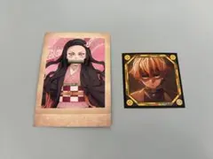 鬼滅の刃 竈門禰豆子 我妻善逸 ステッカー&シールセット