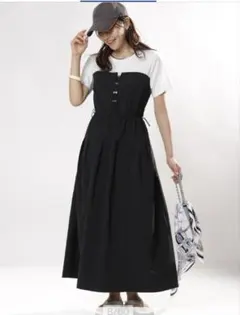レイヤードドッキングワンピース JUSGLITTY 新品 | Mercari
