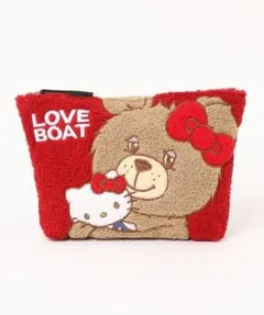 ★Hello Kitty｜LOVEBOAT ★さがらポーチRED