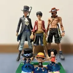 ワンピース フィギュア ルフィ エース サボ　６体セットのサムネイル