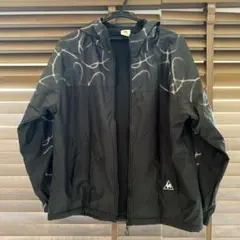 ルコック　フード付きナイロンジャケット Lサイズ 黒