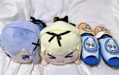 ご注文はうさぎですか？ メガジャンボ 寝そべりぬいぐるみ シャロ チノ スリッパ