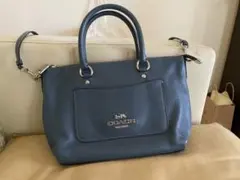 COACH レザー ハンドバッグ　2way ショルダーつき