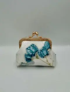 ハンドメイド　がま口ポーチ　#532