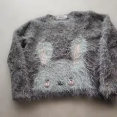 H&M ウサギ顔 スパンコール セーター 98/104