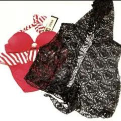 ビキニ 可愛いひらひら水着 セパレート Mサイズ sw14 レース風羽織付き