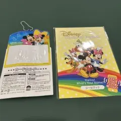 2点セット　ディズニー　シール帳+カードホルダー