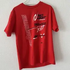 2017年 nishi 陸上 Tシャツ Ｍサイズ　赤