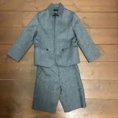 コムサデモード ヘリンボーン　スーツ　ジッパー　110