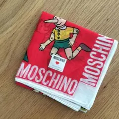 【新品未使用】モスキーノ MOSCHINO ハンカチ ピノキオのサムネイル