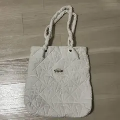 SEVENTEEN FOLLOW トートバッグ キルティング 白 ホワイト