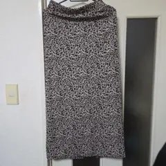 ヒョウ柄 ロングスカート