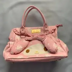 マイメロディ ボストンバッグ ハンドバッグ ショルダーバッグ レア 