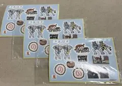 かっぱ寿司×みっちーのアニメ コラボシール　3枚セット