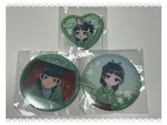 薬屋のひとりごと　くじ引き堂　猫猫 ハート缶バッジ　缶バッジ　オンラインくじ