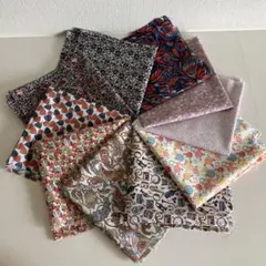 LIBERTY FABRICS リバティプリント タナローン　69×35 10枚