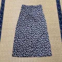 ヒョウ柄タイトスカート