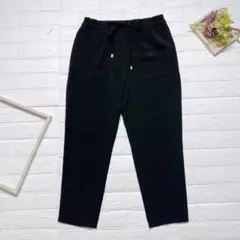 ZARA スラックスパンツ ブラック Mサイズ ドローコード