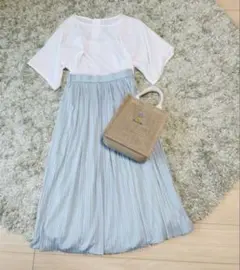 ★美品★nanouniverse/ナノユニバース　プリーツスカート