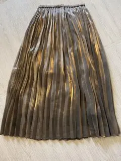 ADAM ET ROPE プリーツスカート サイズF ゴールドのサムネイル
