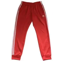 SST 古着 adidas アディダス トラックパンツ 3ライン レッド