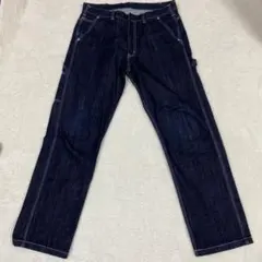 【極美品】　児島ジーンズ　デニムヒッコリーペインターパンツ　w38のサムネイル