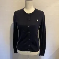 Ralph Lauren ピマコットン　紺色　カーディガン　ラルフローレン