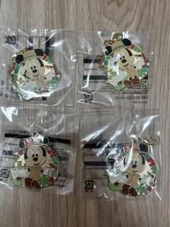 ジャングルカーニバル景品 ピンバッジ ミッキー&ミニー　チャーム