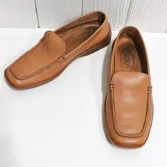 TOD'S レザー ローファー ドライビングシューズ キャメル 茶 23.5cmのサムネイル
