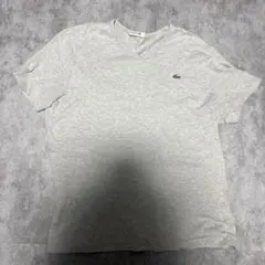 LACOSTE Vネック Tシャツ グレー