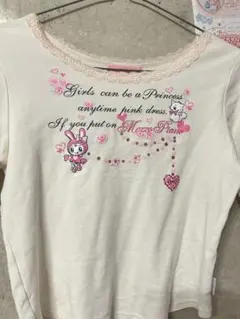 メゾピアノ mezzo piano 長袖Tシャツ 140cm 平成レトロ　y2k