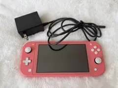 【美品】Switch ライト ピンク 充電コード付き