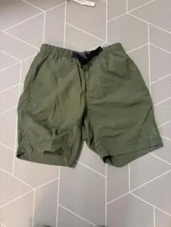 グラミチ ナイロンショートパンツ インナーメッシュ付き サイズS 水陸両用カーキ
