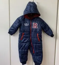 【美品】西松屋 90サイズ ロンパース オーバー アウター ベビー