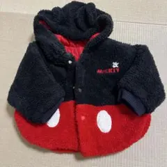 ミッキーマウス アウター 80 90 ボアブルゾン　ディズニーランド　男の子