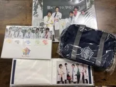 【新品】嵐のワクワク学校グッズ4点セット　ミニバック　ノート　しおり　アルバム