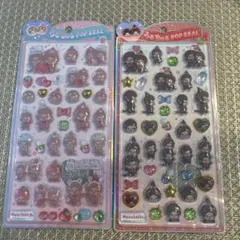 正規品 うるちゅるポップシール モンチッチ 2種セット
