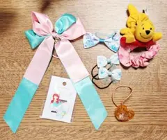 ディズニー　デザイン ヘアリボンセット