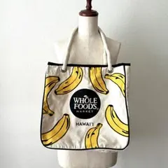 【新品未使用】Whole Foods Market バナナ柄 トートバッグ