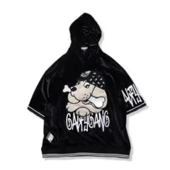 ガルフィー 半袖パーカー ベロア生地 大型犬