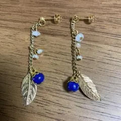 ラピスラズリのピアス1