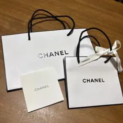 CHANEL ショッパー 2点セットリボン付き