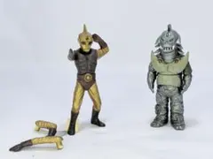 CCP スペクトルマン 宇宙猿人ゴリ&ラー ミニソフビ 二体セット 希少品