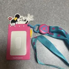 ディズニーランド、シー　パスケース　ミニーマウス