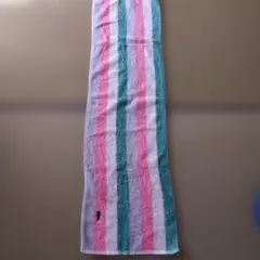 Lacoste ストライプ スポーツスタオル　カラフル　レトロ